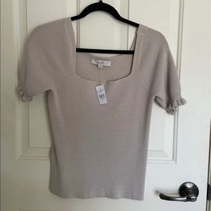 NEW Loft Short Sleeve Sweater